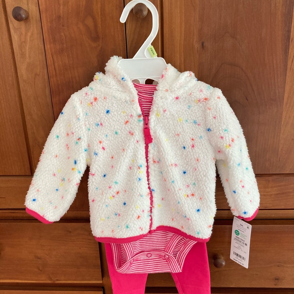Carters baby legging and sweatshirt set - Picture 5 of 8